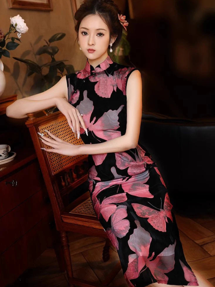 Forever young | Velvet Qipao Dress (芳华)