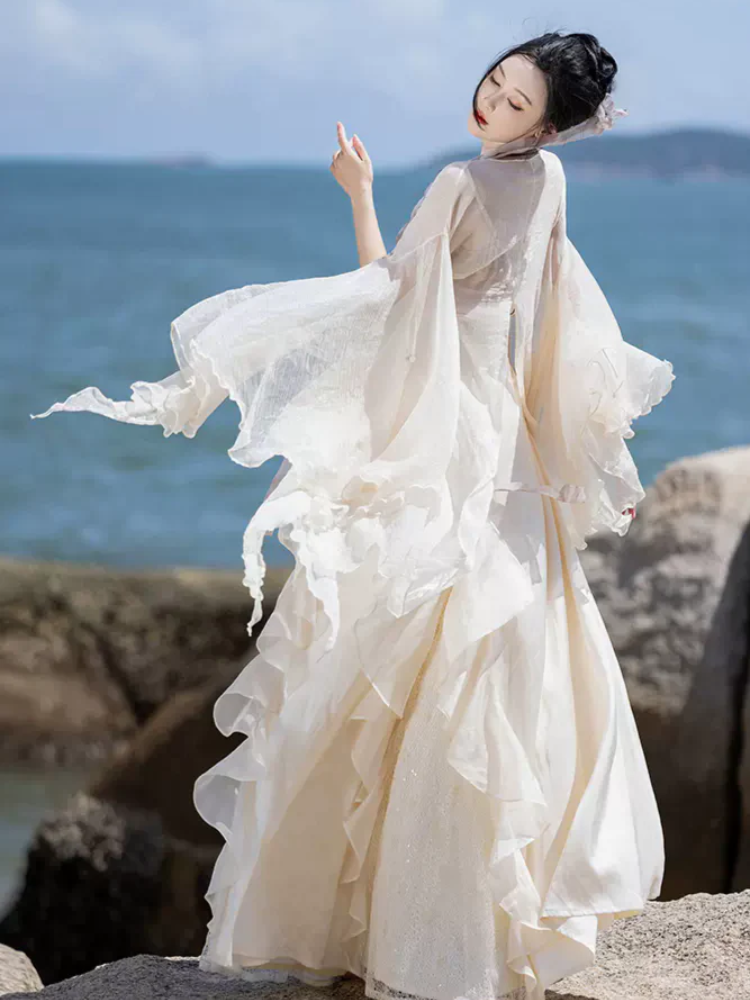 Agarwood | Modern 3-Pieces Hanfu Set (沉香)