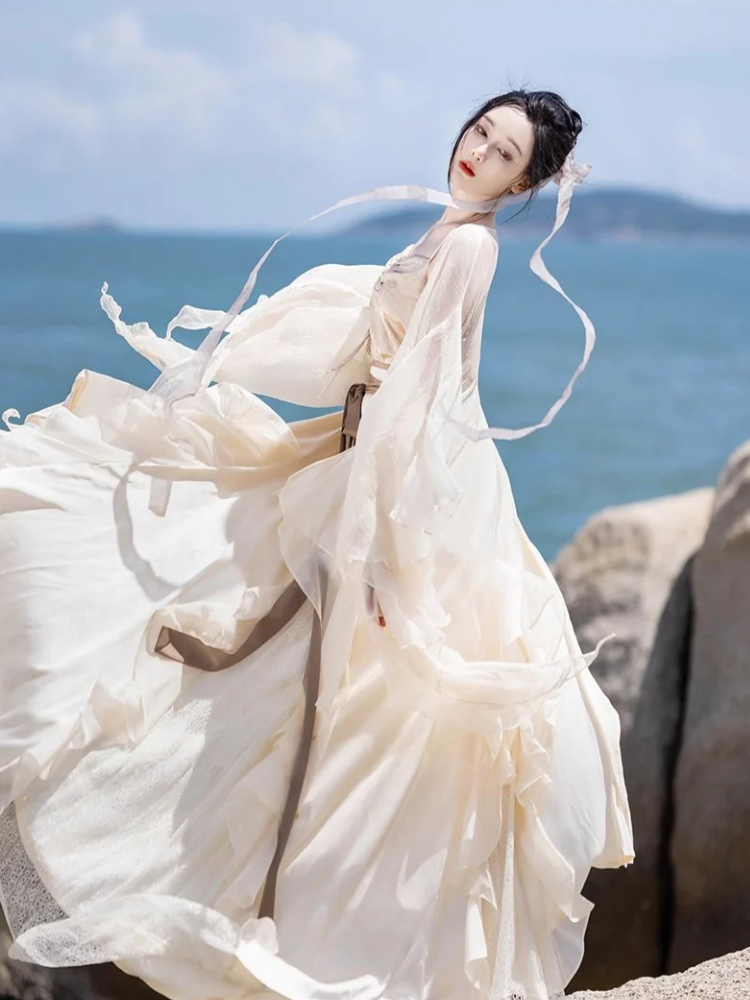 Agarwood | Modern 3-Pieces Hanfu Set (沉香)