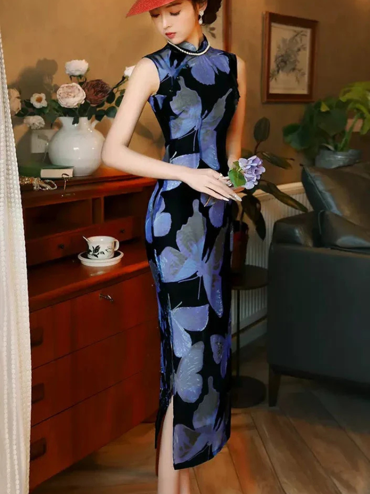 Forever young | Velvet Qipao Dress (芳华)