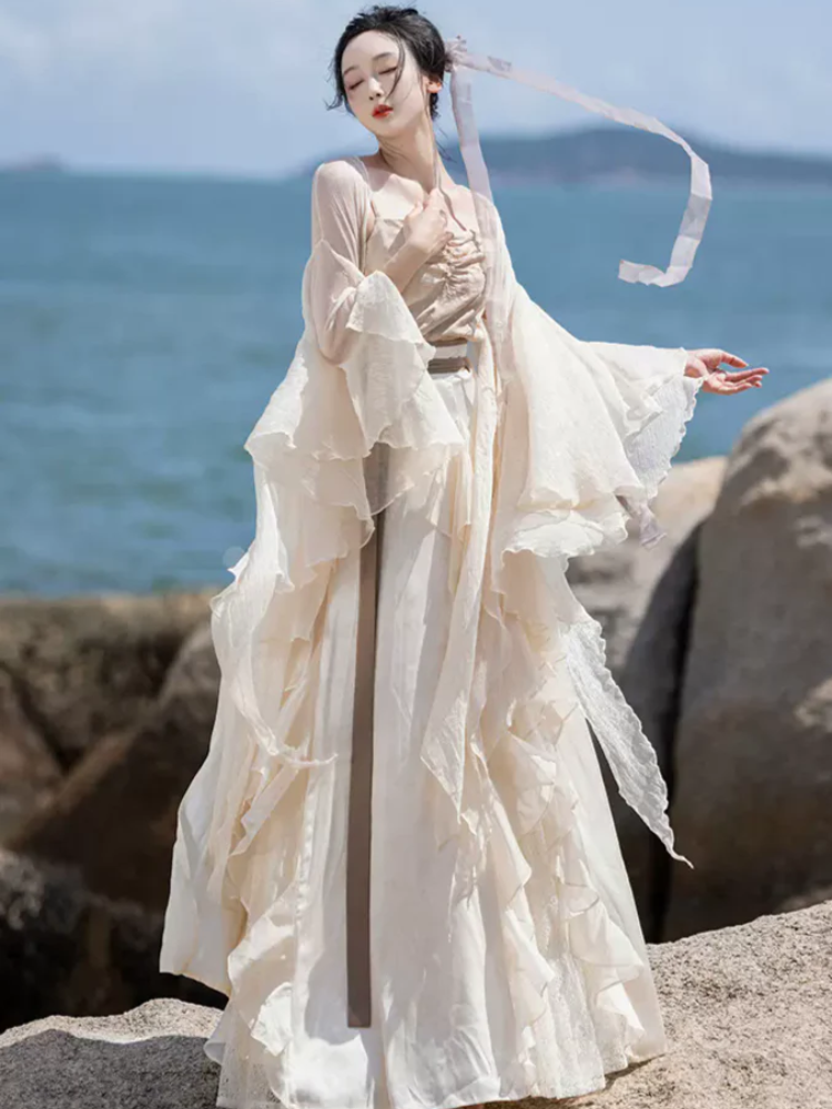 Agarwood | Modern 3-Pieces Hanfu Set (沉香)