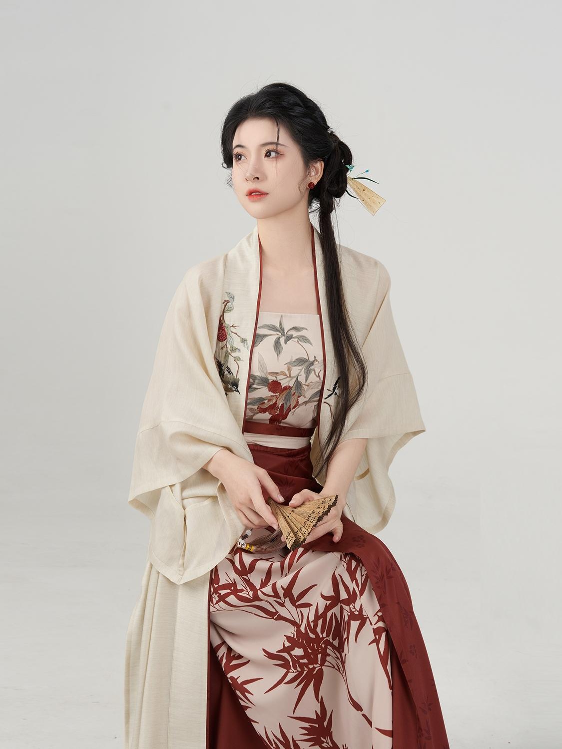 Lixiang Evening Magpie|Three-piece set(荔香晚鹊)