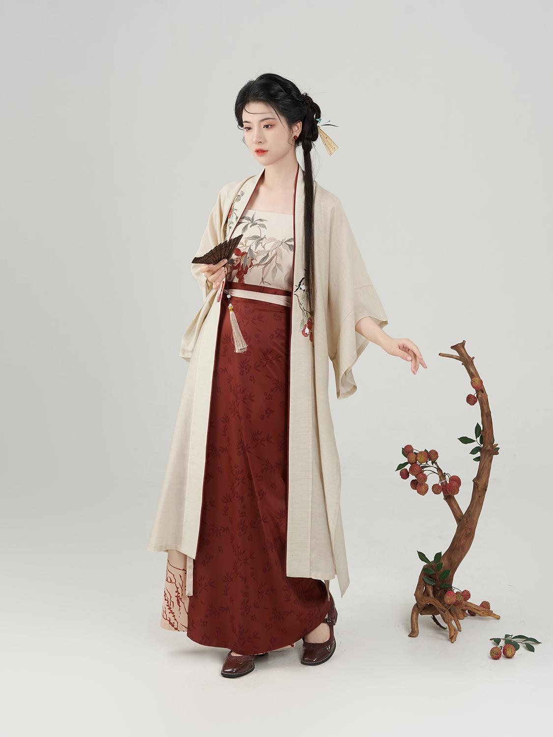 Lixiang Evening Magpie|Three-piece set(荔香晚鹊)