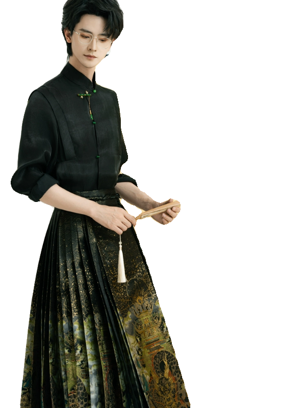 New Chinese style|horse face skirt set(马面裙)