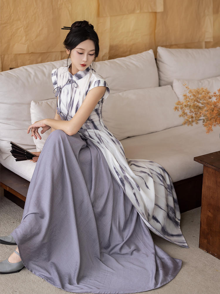 Mist | Modern 2-Pieces Qipao Dress (云烟)