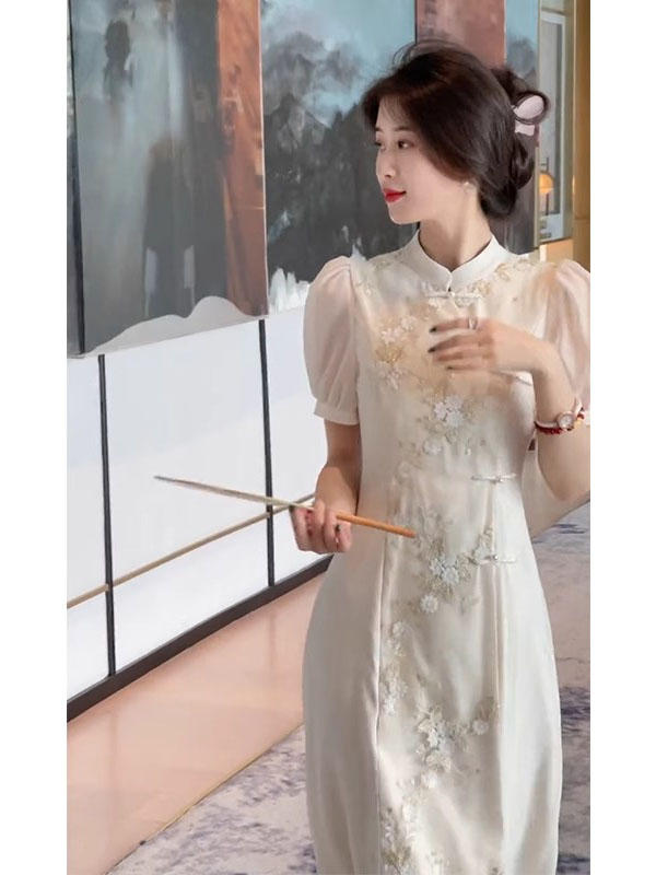 Snow White|Summer Cheongsam(白雪)