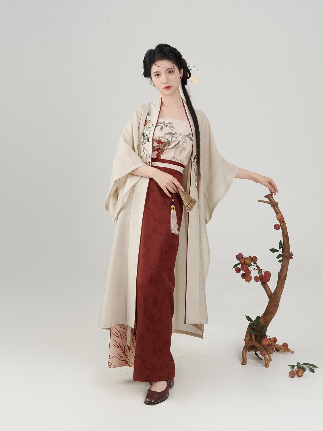 Lixiang Evening Magpie|Three-piece set(荔香晚鹊)