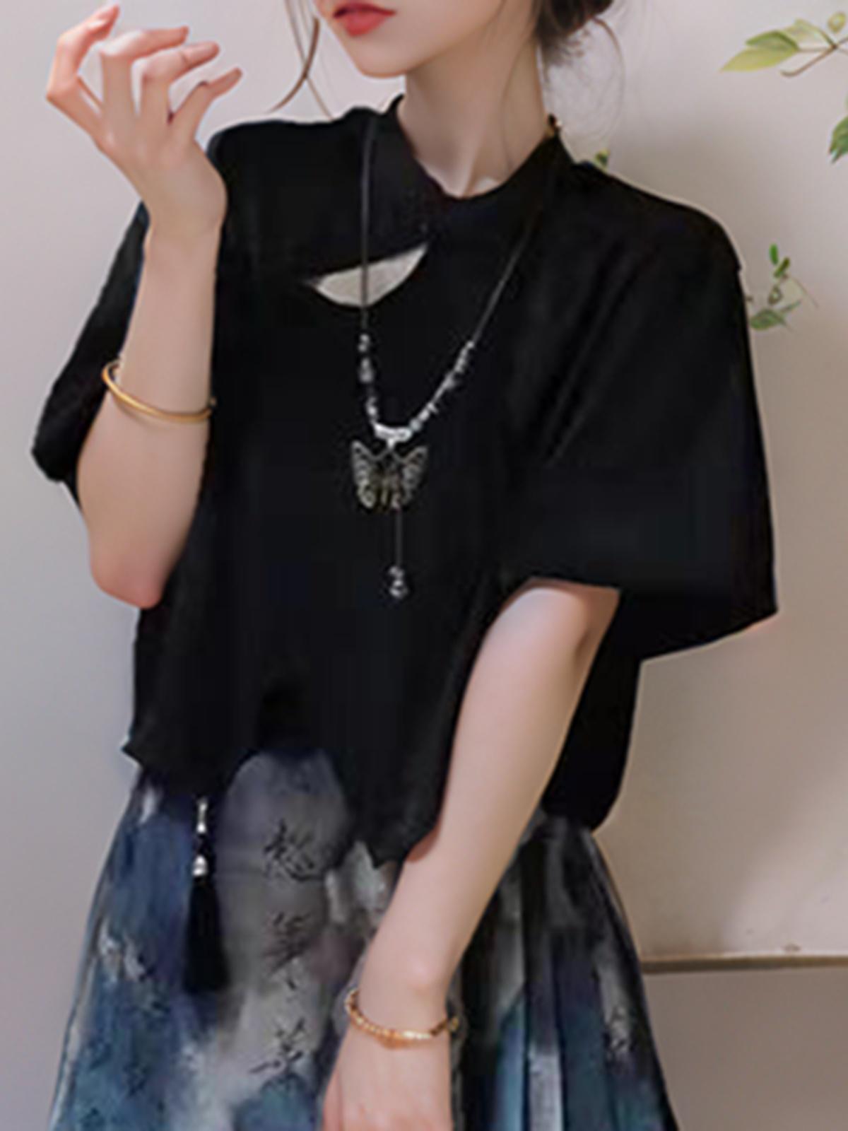 New Chinese style large size Hanfu | two-piece set(新中式)