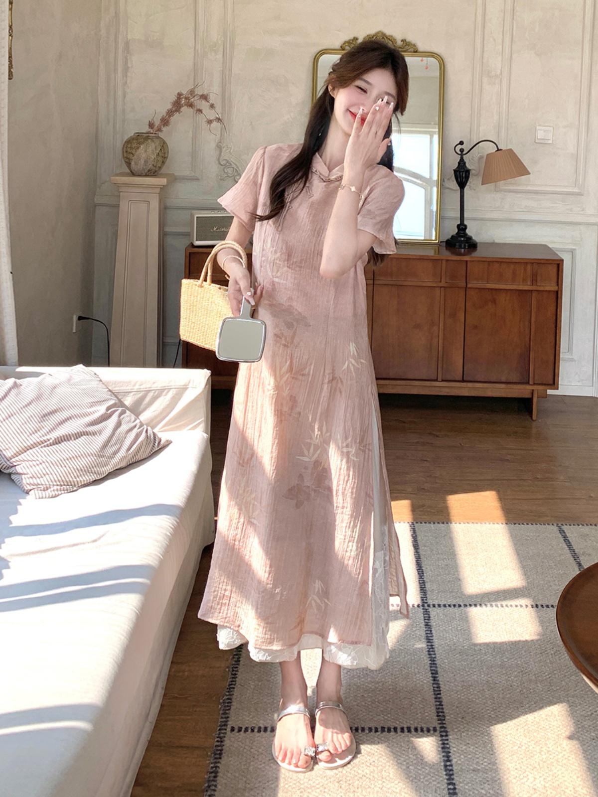 Fenfen|New Chinese Cheongsam(粉粉)