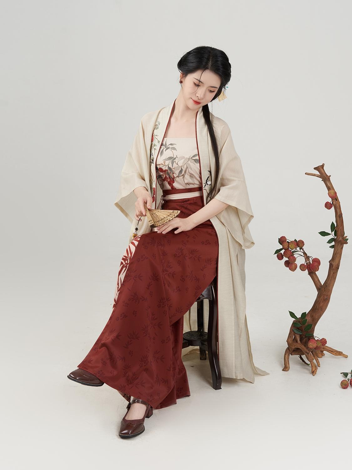 Lixiang Evening Magpie|Three-piece set(荔香晚鹊)
