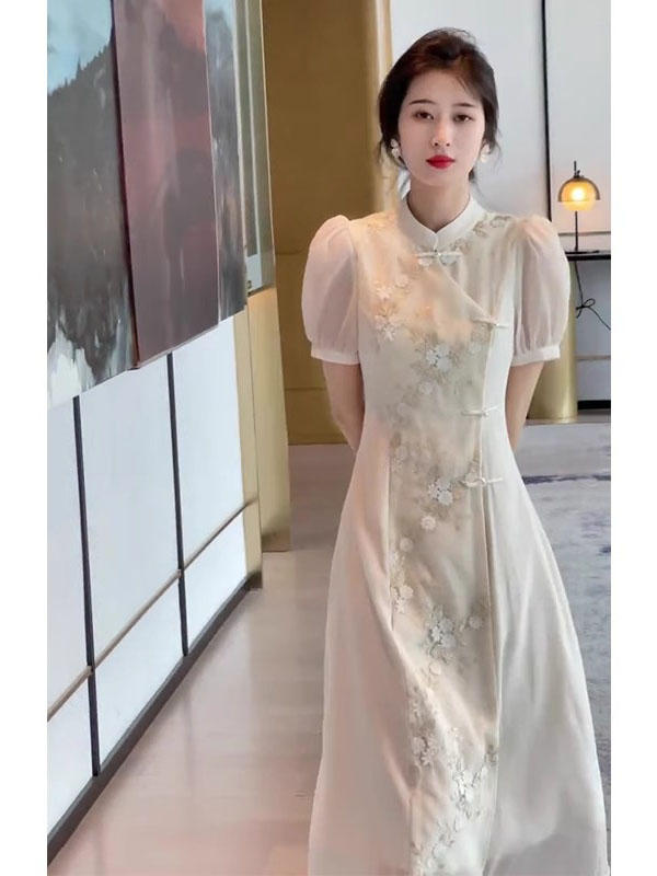Snow White|Summer Cheongsam(白雪)