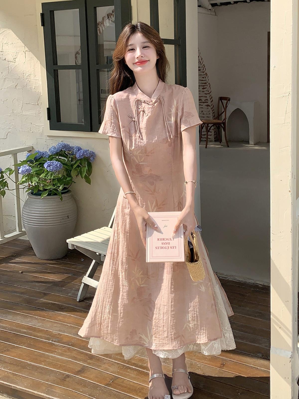 Fenfen|New Chinese Cheongsam(粉粉)