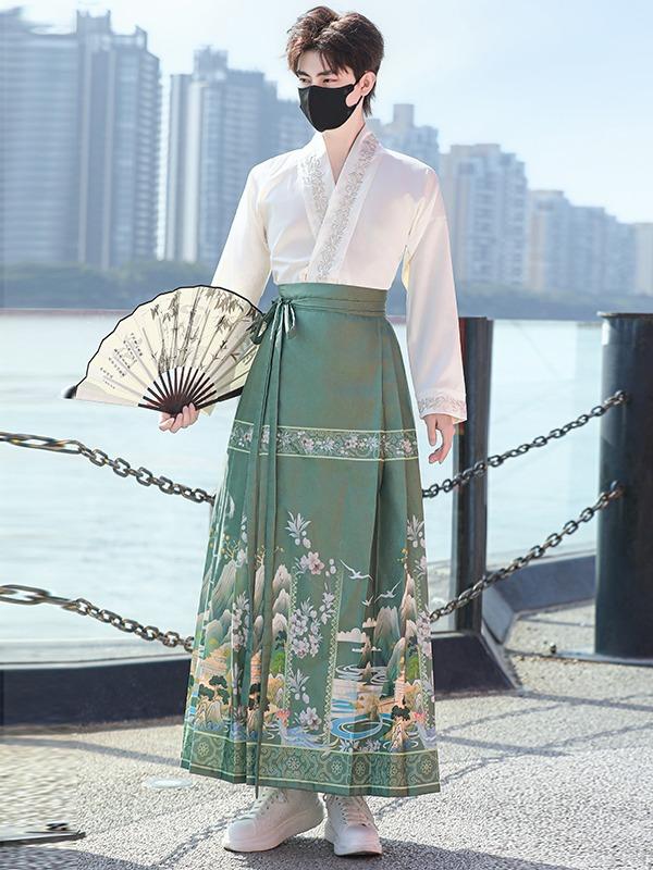 Horse Face Skirt | Embroidery New Chinese Style(马面裙)