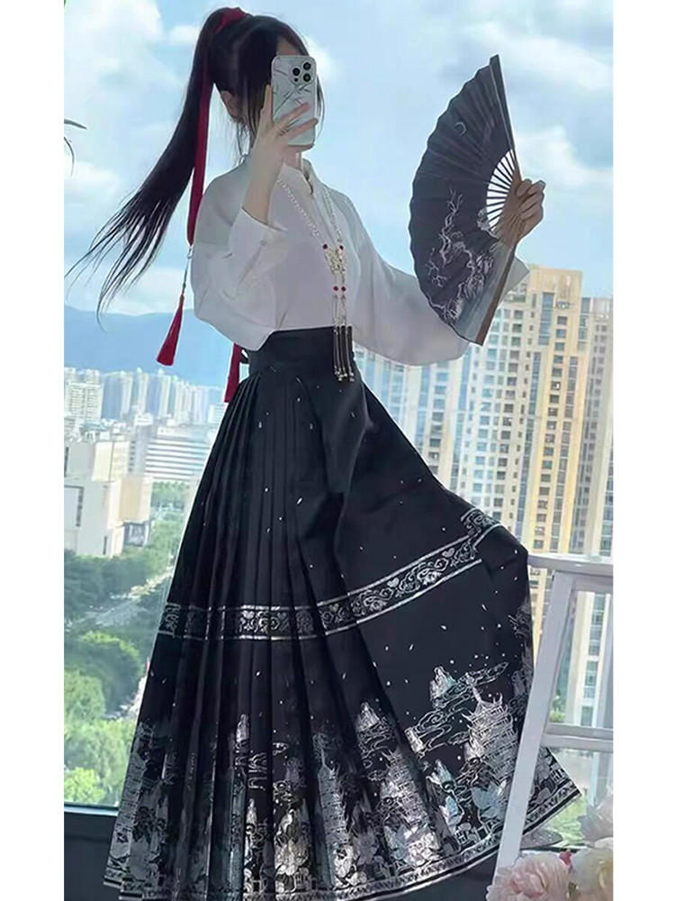 New Chinese-style Hanfu horse-faced skirt(经典)