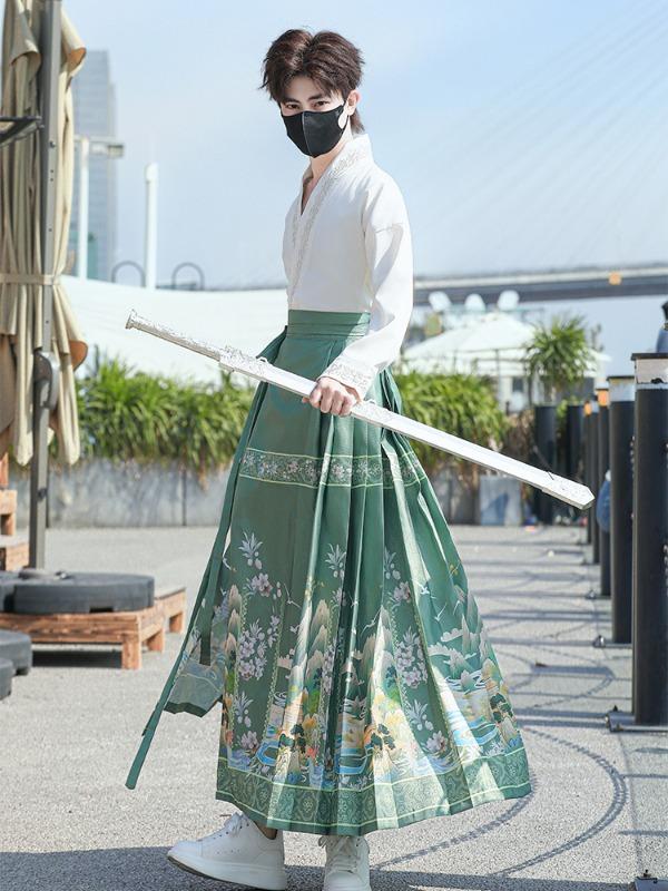 Horse Face Skirt | Embroidery New Chinese Style(马面裙)