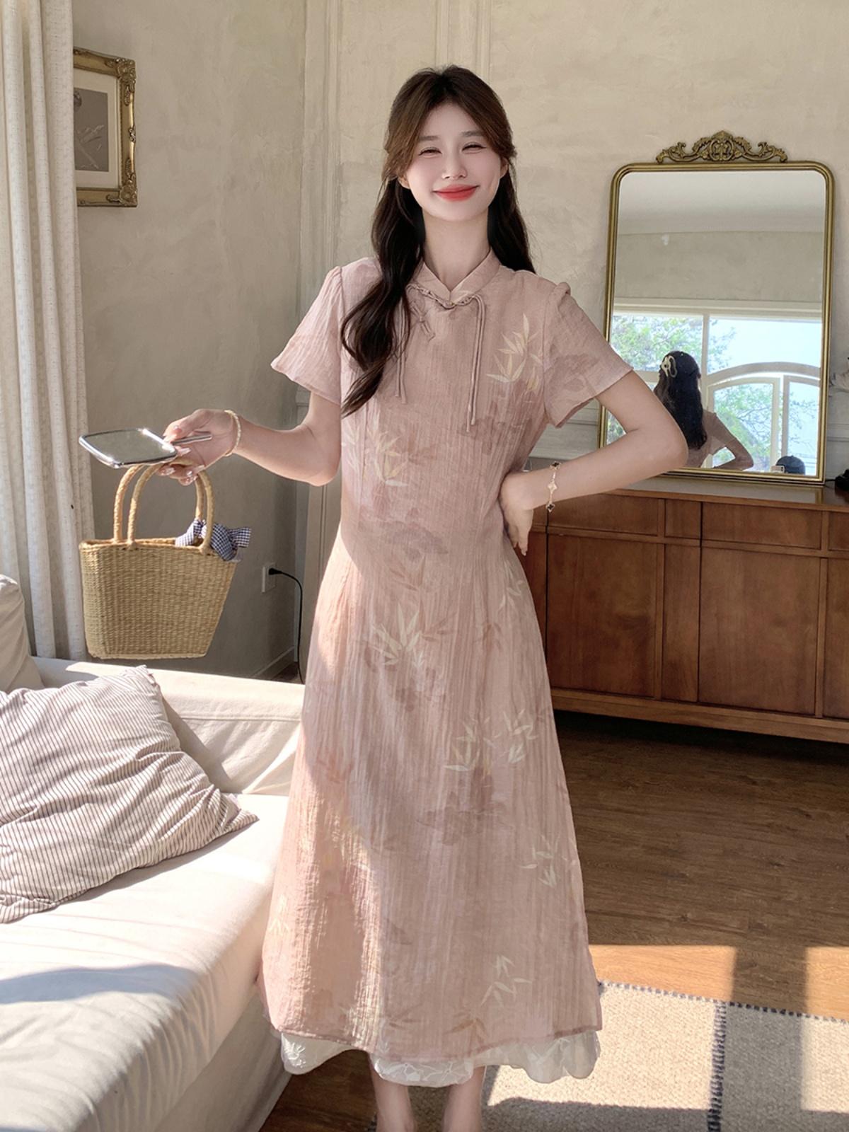Fenfen|New Chinese Cheongsam(粉粉)