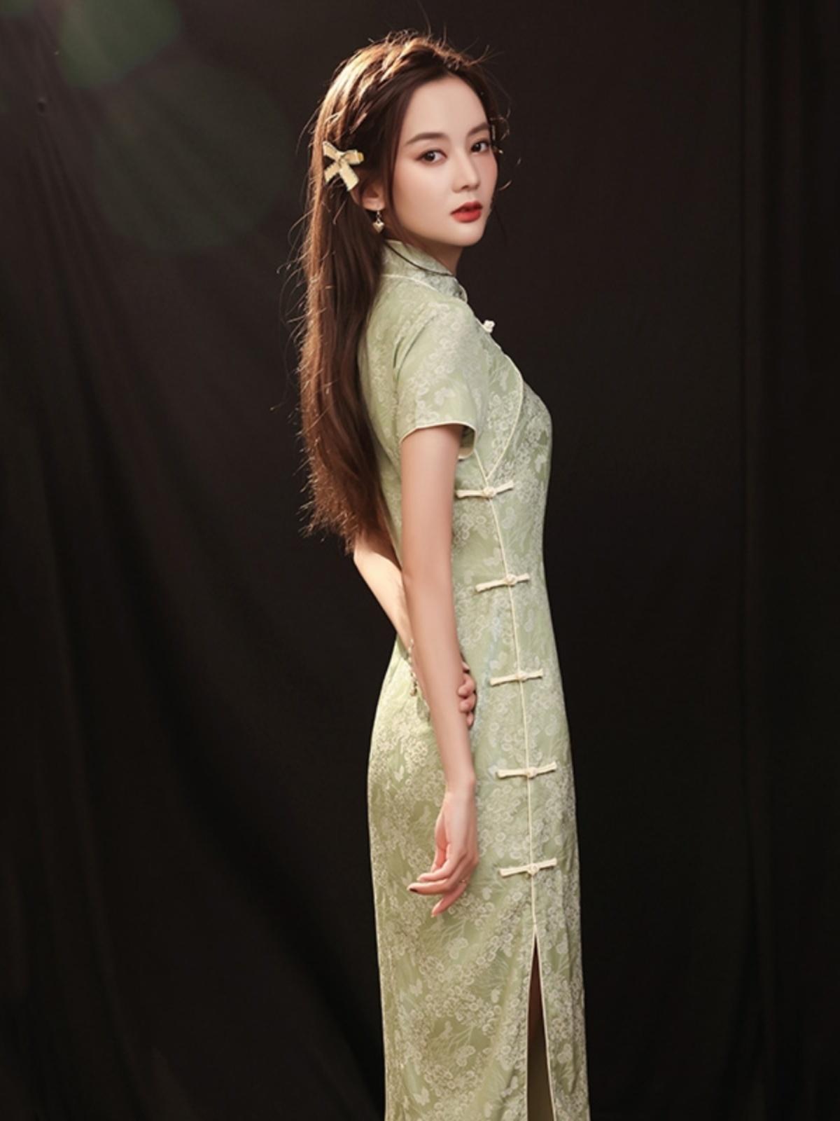 The elegant charm of green bamboo|cheongsam(翠竹雅韵)