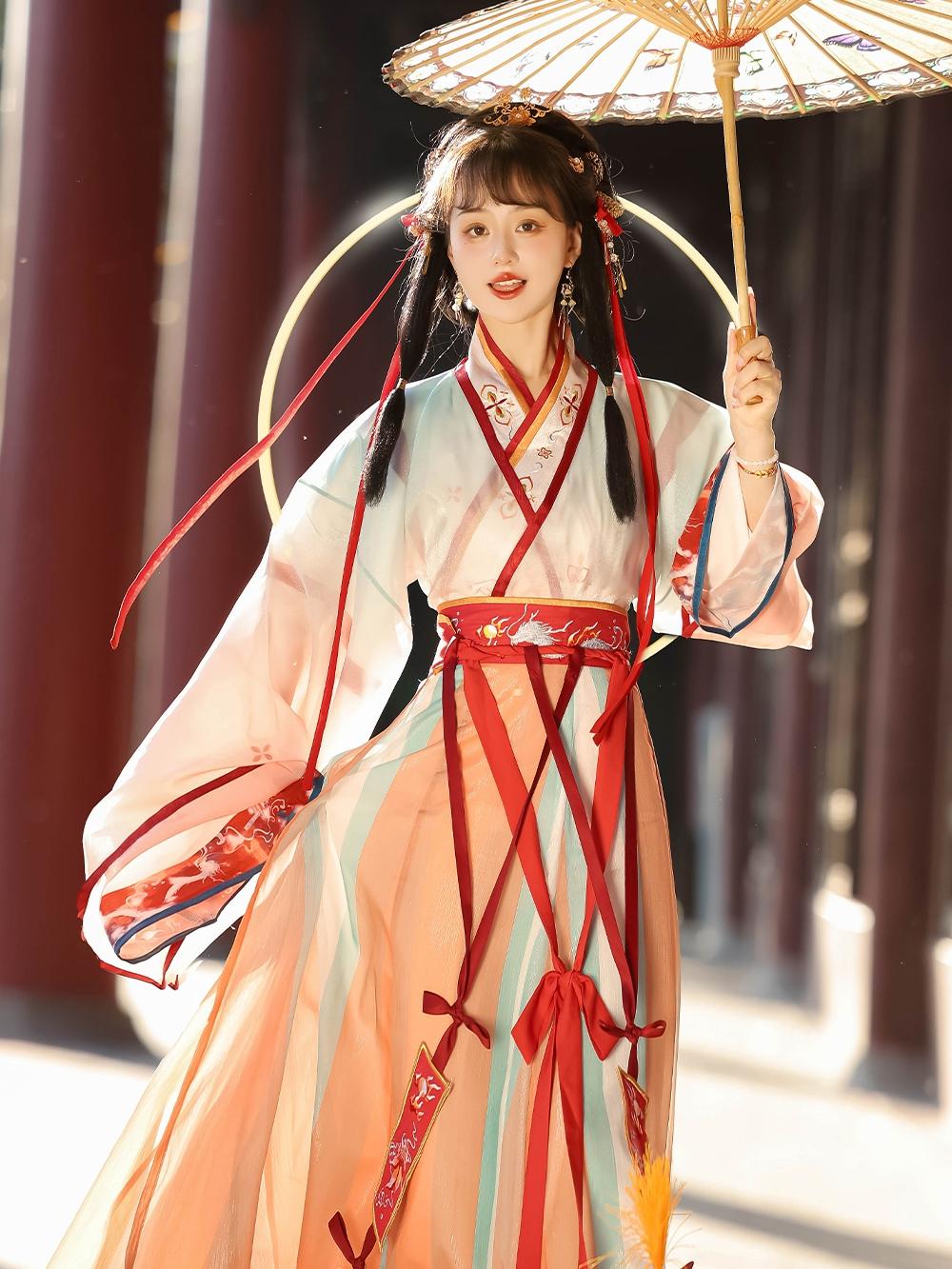 Fish leaping over the dragon gate | Jinfeng four-piece set(鱼跃龙门)