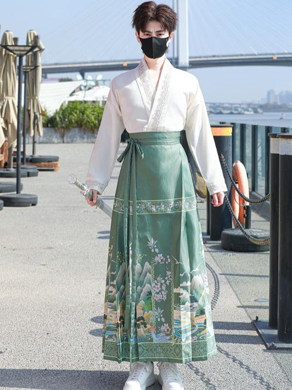 Horse Face Skirt | Embroidery New Chinese Style(马面裙)