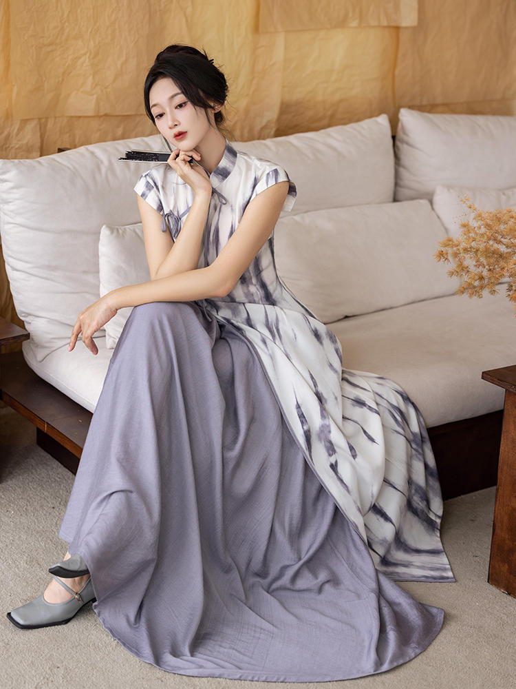 Mist | Modern 2-Pieces Qipao Dress (云烟)