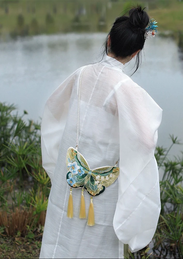 Butterfly | Double-Sided Embroidered Purse