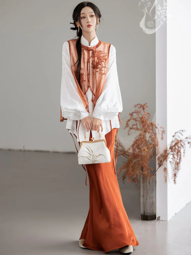 Dream Koi | Modern 3-Pieces Qipao Dress (梦鲤)