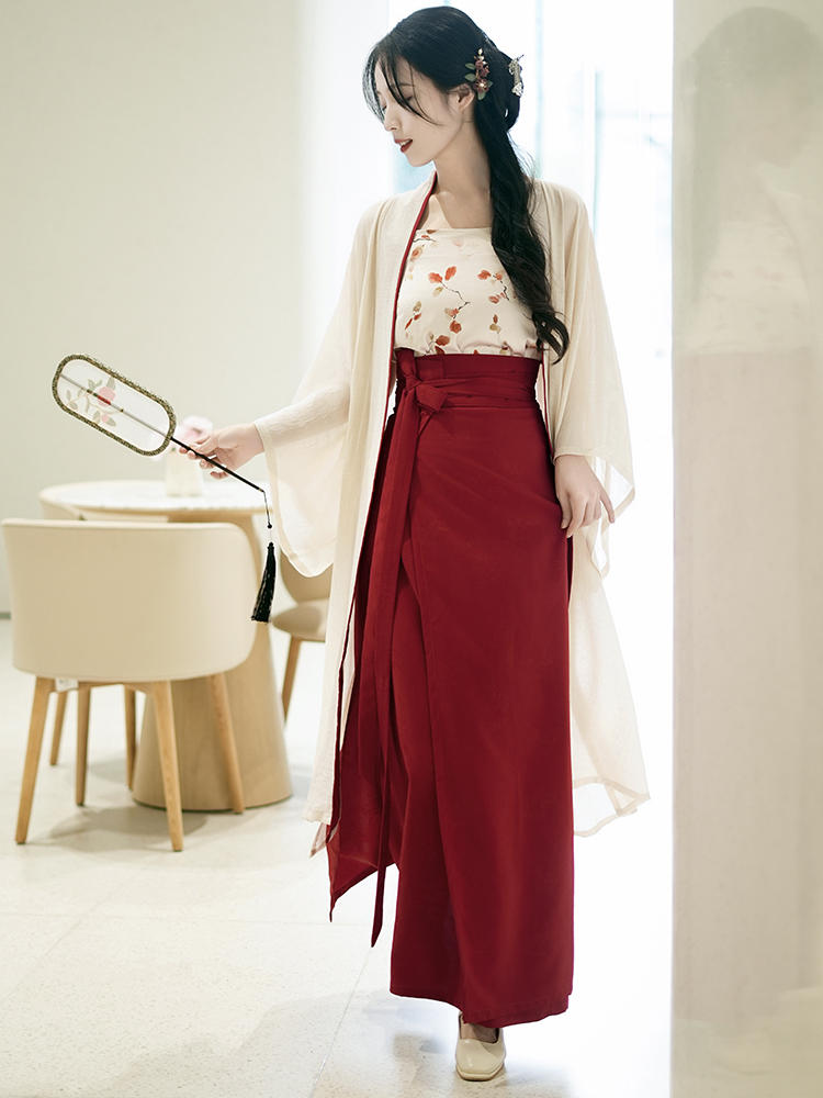 Qinxia|Hanfu with suspenders made in Song Dynasty（沁夏）